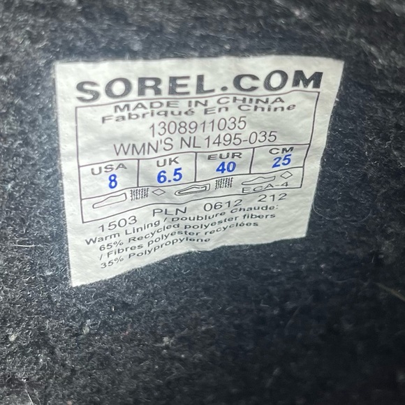 Sorel Carnival Grey Waterproof Winter Snow Boot - Women’s 8 - Picture 9 of 9